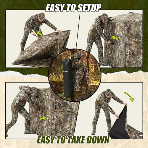 Tidewe BL002-CG-TE Hunting Blind See Through 3-In-1 thumb #5