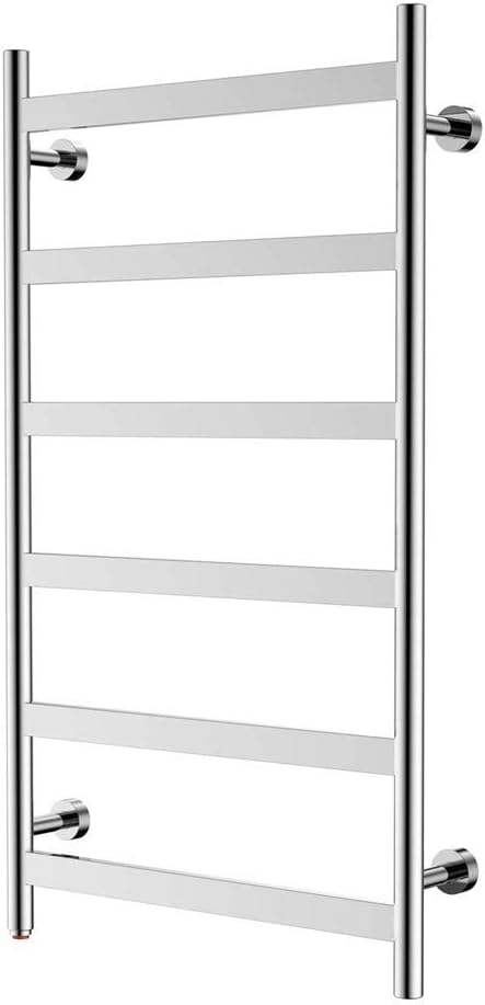 LUNEZY Towel Warmer, Electric Towel Drying Rack for Bathroom, Electric Towel Warmer, Mirror Polished, Bright As Mirror, Easy to Install, 115W (41.3 23.634;),hardwire (plugin)
