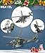SEBUNAS 1:72 Scale EC-665 Army Helicopter Quick Build Model Kit Plastic Toy Assembly Military Helicopter Model Gift for Adults and Kids(24pcs)