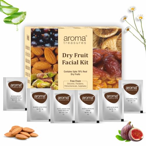 Image of Aroma treasures one time use Dry Fruit Facial Kit for all skin type