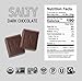 Hu Chocolate Bars | 6 Pack Salty Chocolate | Natural Organic Vegan, Gluten Free, Paleo, Non GMO, Fair Trade Dark Chocolate | 2.1oz Each