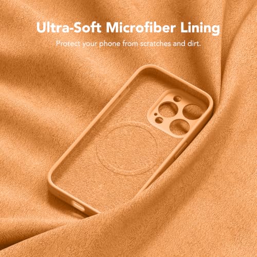 Image of Magnetic for iPhone 16 Pro Case Silicone Cantaloupe