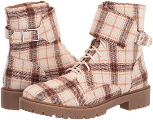 Jessica Simpson Women's Karia Combat Boot, Light Natural, 5 | Image 6