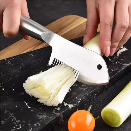 2 piezas Cortador de Verduras de Acero Inoxidable miniatura 7