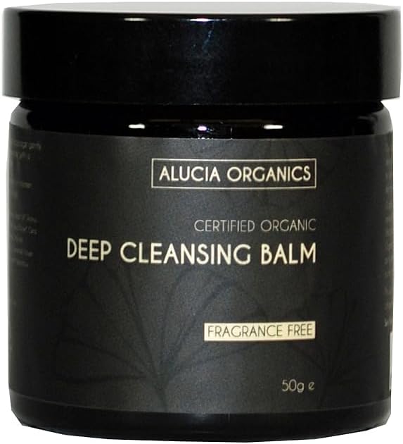 Certified Organic Deep Cleansing Balm 50g - Pure, Natural, Cruelty Free, Hot Cloth Method, for Removing Makeup, Impurities (Unscented)