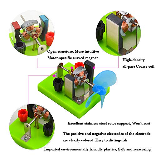STEM Physics Class Physics Science Basic Circuit Electronics Exploration Kit Electricity and Magnetism Experiment for Kids Junior Senior High School Students Electromagnetism Elementary Electrical