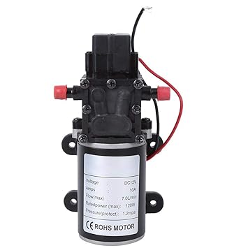 KTM Healthcare Diaphragm Pump, Automatic Voltage Regulation Boost Pump for RV Marine Boat for Pressure Test Pump(#2)