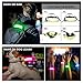 Visiklit Running Lights for Runners, Reflective LED Arm Bands Rechargeable (2 Pack) Adjustable Wristband Night Safe Walking Light, High Visibility Running Gear for Joggers Bikers Walkers-Blue