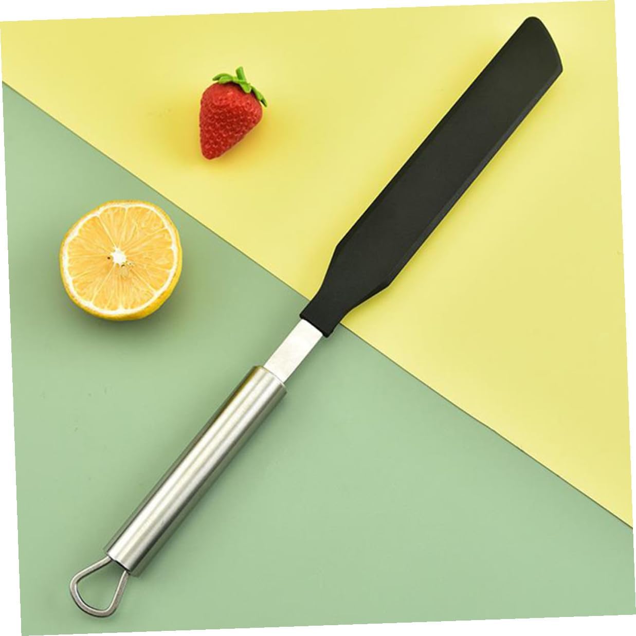 Stainless Steel Cake Spreader with Ergonomic Handle Kitchen Scraper for Butter Cream Jam and Icing Baking Tool for Home Bakery and Use