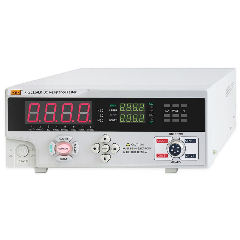 RK2511ALR DC Low Resistance Tester 0.01mΩ-200KΩ with Handler Interface RS232 Interface