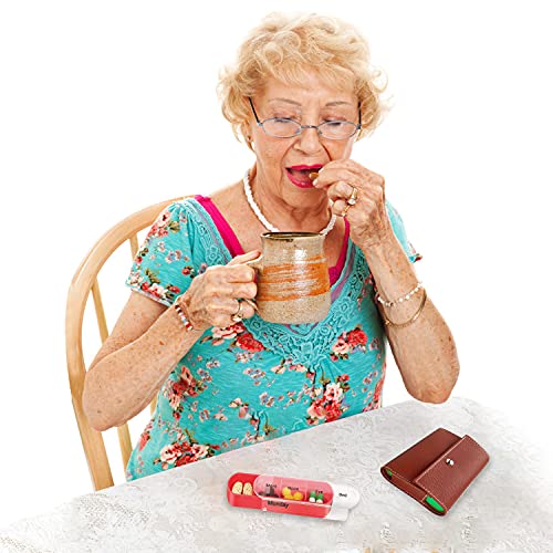 Wekelijkse reis-pillendoseerder, PTN medicijndoseerder, 28 roosters, 7 dagen, 4 keer per dag, wekelijkse pillendoos met… - Image 8