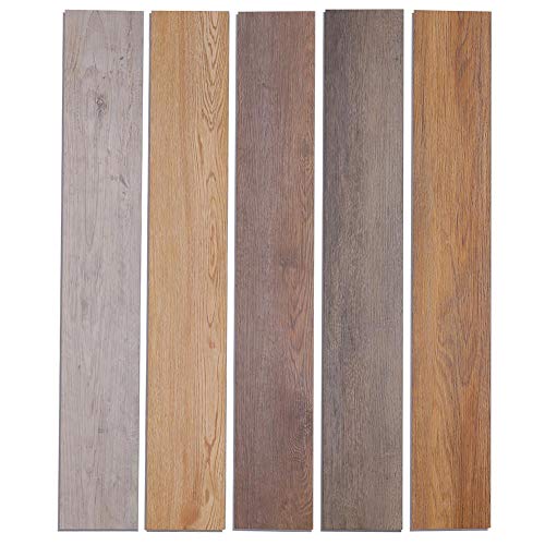 TOPWAY SPC Stone Plastic Composite Luxury Vinyl Click Flooring Sample 290x145x4mm 5 Colours Set