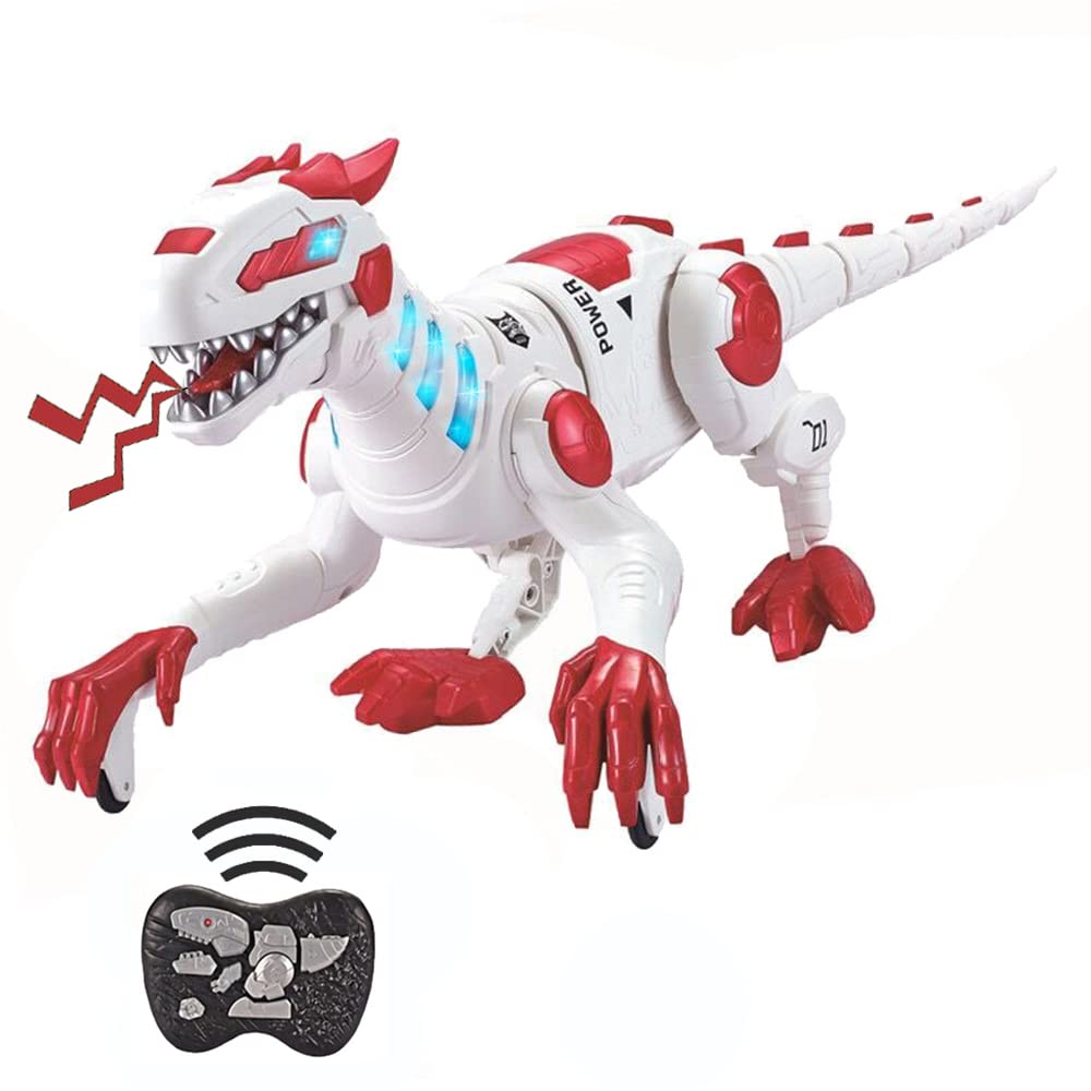 Buy BNLLD2.4Ghz Remote Control Dinosaur Toys LED Light Up Walking & Roaring Realistic RC