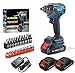 Cordless Impact Wrench, 21V Torque Power Impact Driver, 1/2