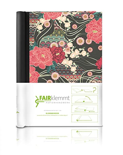 FAIRklemmt Klemmbinder Misaki, A4, Schwarz