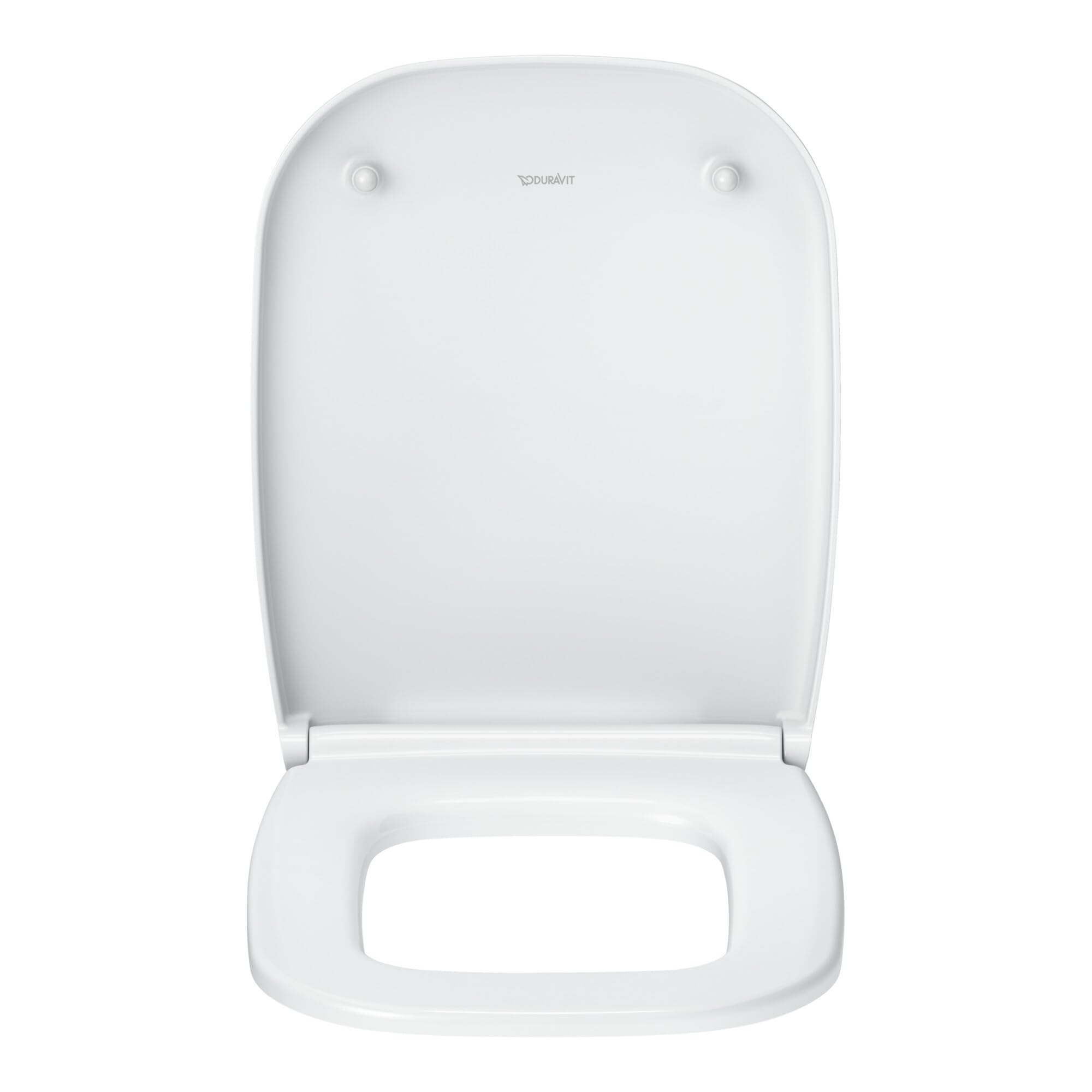 Duravit Deska sedesowa Univavo, prostokątna, podwójna wolnoopadająca, deska sedesowa Quick Release do łatwego montażu, deska sedesowa wyprodukowana w UE, Urea-Duroplast, zawiasy ze stali nierdzewnej,