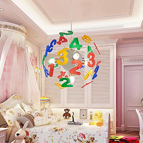Lámpara de araña infantil con letras de globo, la luz mágica que acompaña sus sueños 4