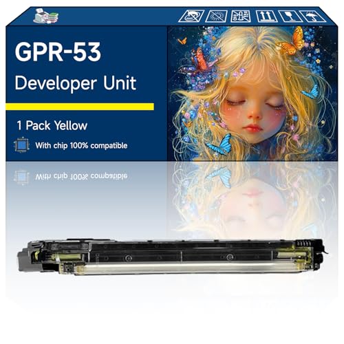 GPR-53 Developer Unit Compatible with Canon imageRUNNER Advance DX C3730i DX C3826i DX C3830i DX Printers (1 Pack Yellow)