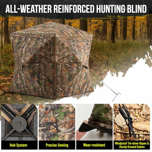 HUNTSEN 360 Degree See Through Blind