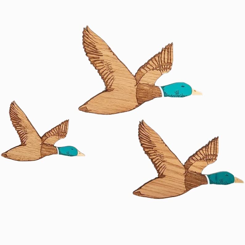 Mallard Duck Metal Wall Art Set - Rustic Vintage Duck Decor For Living Room, Cabin, Or Hunting Lodge - View #14