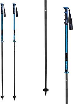Amazon | KOMPERDELLスキーポール ストック 伸縮式ストック アルミ