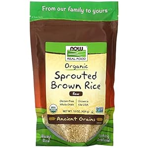 Now Foods Organic Sprout Brown Rice 16 Oz