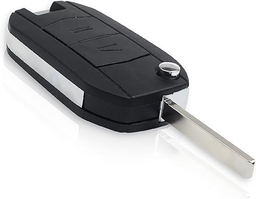 Miniatura 3 de Carcasa para llave de coche HU101 en blanco, para Opel Astra H J g Corsa Insignia Zafira Vectra Mokka Fob 2 Botones