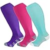 Wide Calf Compression Socks for Women & Men Extra Large Size Support Socks for Nurses Running Pregnant Travel, 15-20…