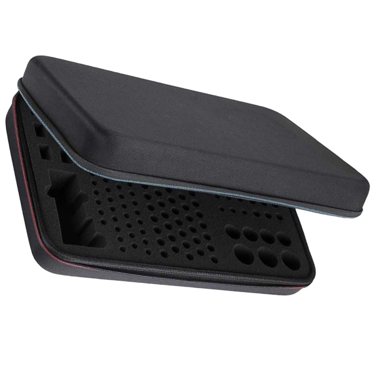 Custodia per Batterie Organizer in Eva Nero, Capiente, Portatile | Batterie al Litio e Piccoli Oggetti, Antiurto, Antipolvere, per Viaggio