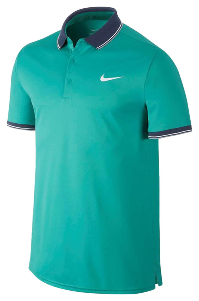 Nike Męska koszulka polo z krótkim rękawem turkusowy Lite Retro/Midnight Navy/Dove Grey/White XXL