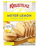 Krusteaz Meyer Lemon Pound Cake Mix with Lemon Glaze Mix, 16.5-Ounce Box (Pack of 3)