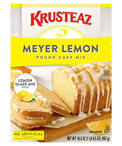 Krusteaz Meyer Lemon Pound Cake Mix With Lemon Glaze Mix, 16.5-Ounce Box (Pack Of 3) #TOP17