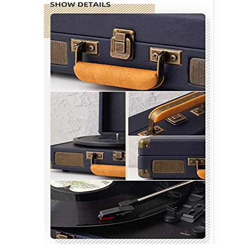 Porte-Documents Portable, Tourne-Disque rétro Bluetooth avec Haut-parleurs pour Vinyle, Prend en Charge la Lecture… - Les Beatles, Paul McCartney, John Lennon, RIngo Starr, George Harrison Porte-Documents Portable, Tourne-Disque rétro Bluetooth avec Haut-parleurs pour Vinyle, Prend en Charge la Lecture… – Image 5