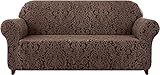 Lieber Lighting Sofa Protective Cover 1- Piece Damask Sofa Slipcover 1,2, 3 Seater Jacquard Sofa Cov