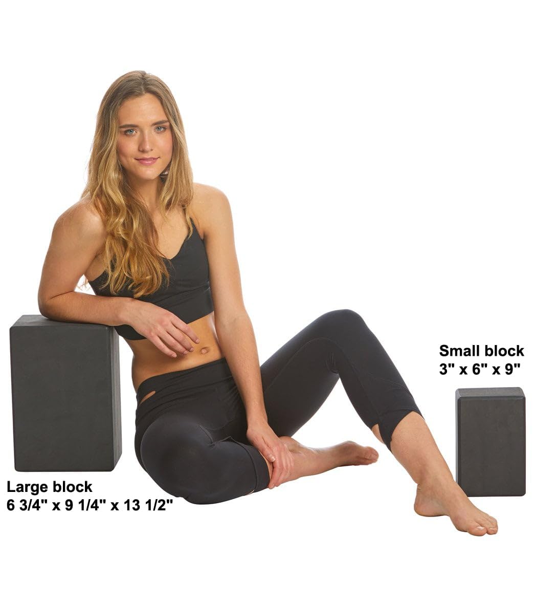 Schaumstoffblock mit weicher, rutschfester Oberfläche für Stabilität, Balance und tiefe Dehnungen – ideal für Yoga, Pilates und Meditationszubehör (einzeln verkauft)