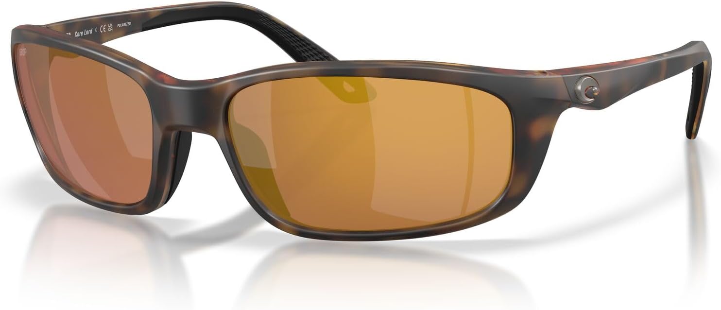 Costa Del Mar Sunglasses For Men Brine II Mens Polarized Sunglasses - Fishing, Boating & Beach UV Protection - Size 59-580P