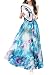Afibi Women Full/Ankle Length Blending Maxi Chiffon Long Skirt Beach Skirt (X-Large, Design B)