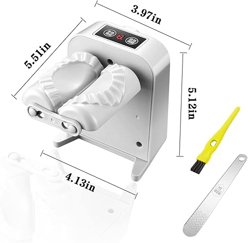 Miniatura 6 de Máquina automática para hacer albóndigas eléctrica, ajustable y fácil de operar, con cuchara y cepillo, para hacer pastelería de cocina en casa