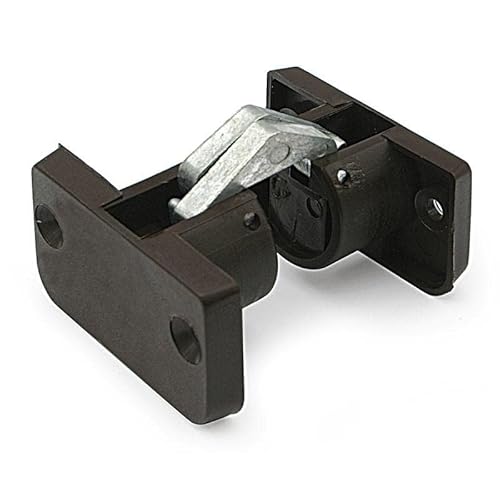 ALK FABRICACIÓN EUROPEA - BISAGRA INVISIBLE KIRMA MARRON PARA MESA PARA TAPAS DE ESPESOR 17/18mm.