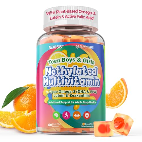 Methylated Multivitamin for Teen & Kids Boys & Girls Vitamins Gummies 4-19