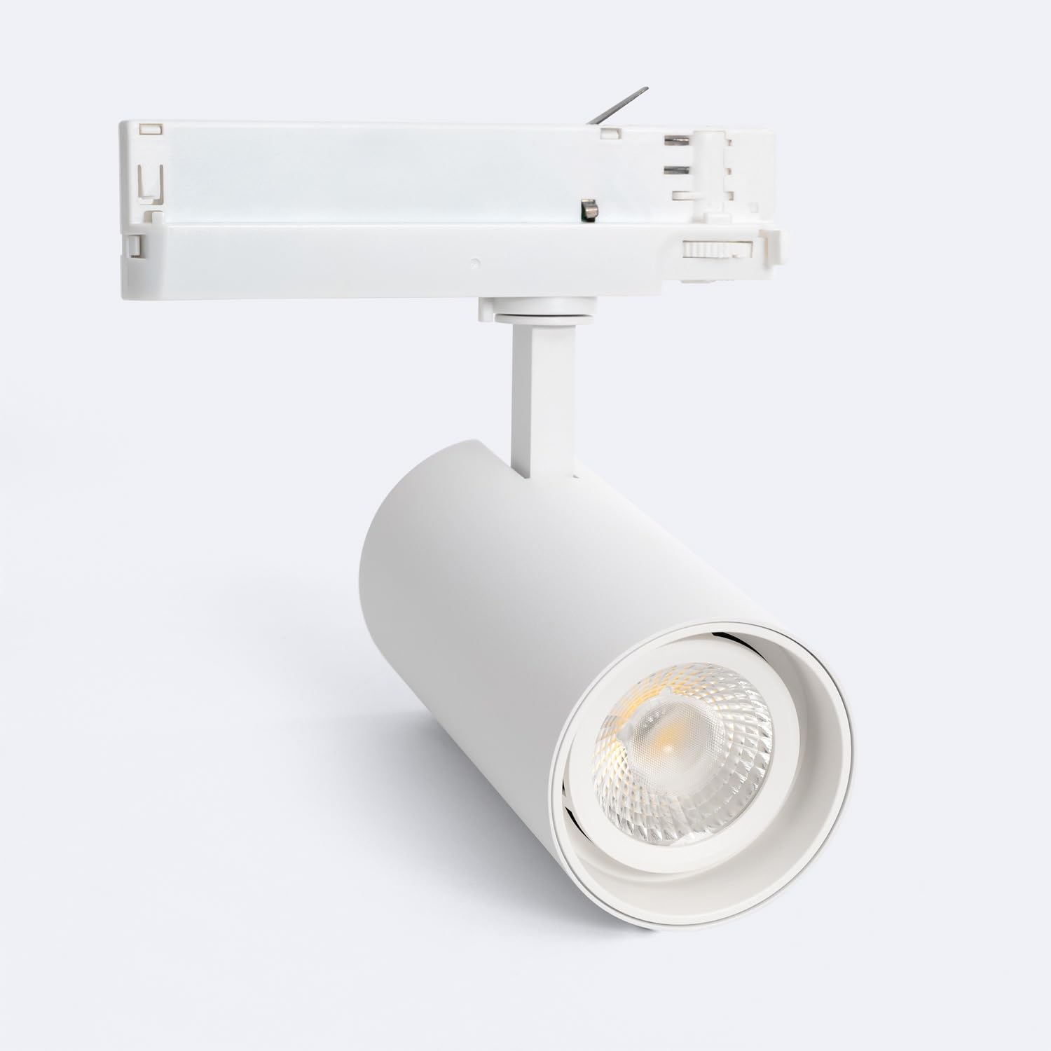 LEDKIA Foco Carril LED Trifásico 30W Fasano Regulable Blanco 2700K Blanco C