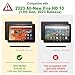 Fintie Slim Case for All-New Fire HD 10 Tablet (13th Generation, 2023 Release) - Trifold Lightweight Hard Shell Stand Cover with Auto Wake/Sleep, Galaxy