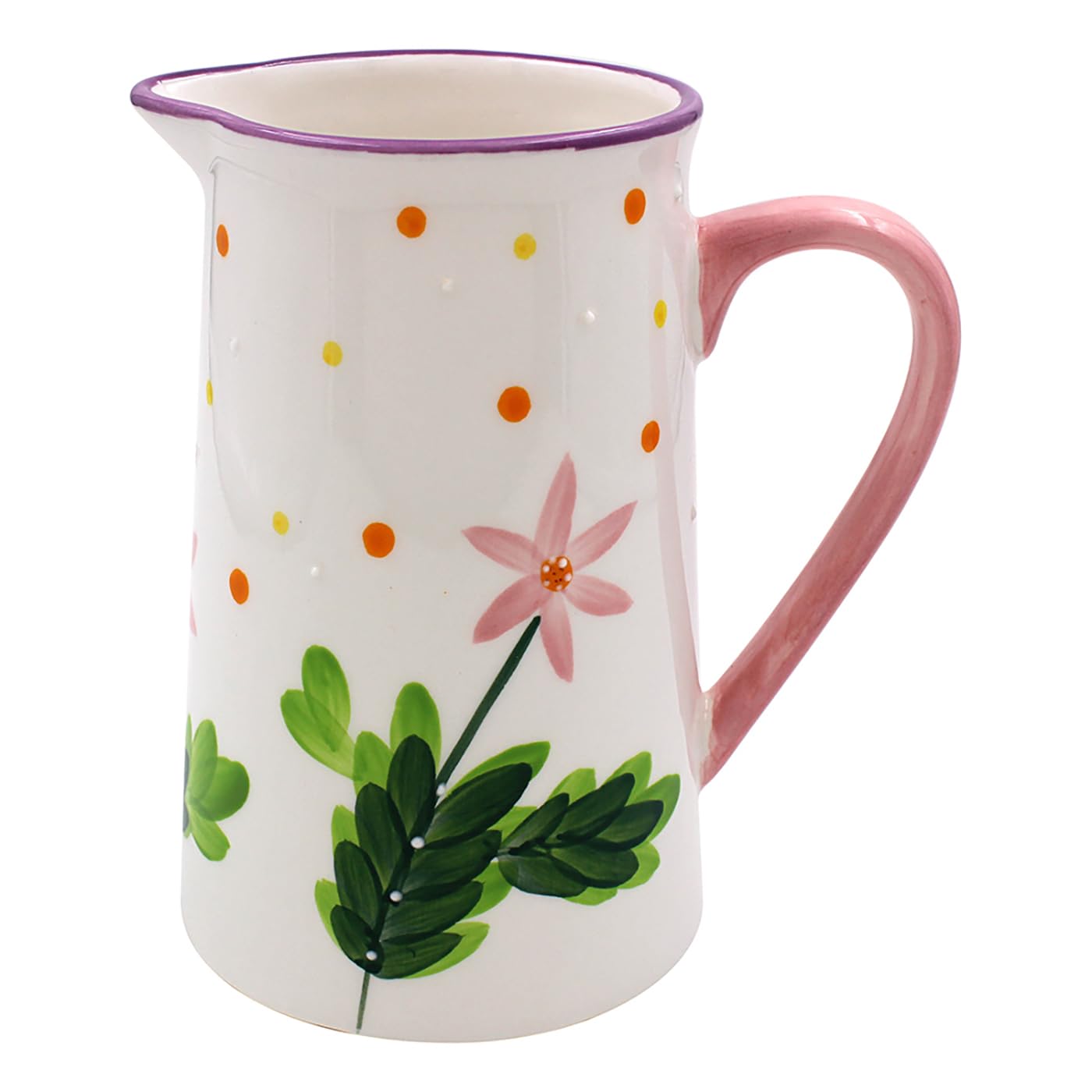 Lesser & Pavey Lynsey Johnstone Cosmos Jug for All Types of Kitchen | Ceramic Jug for Multiple Use in The Kitchen | Beautiful Jug for Milk or Cream | Jugs for Everday Use