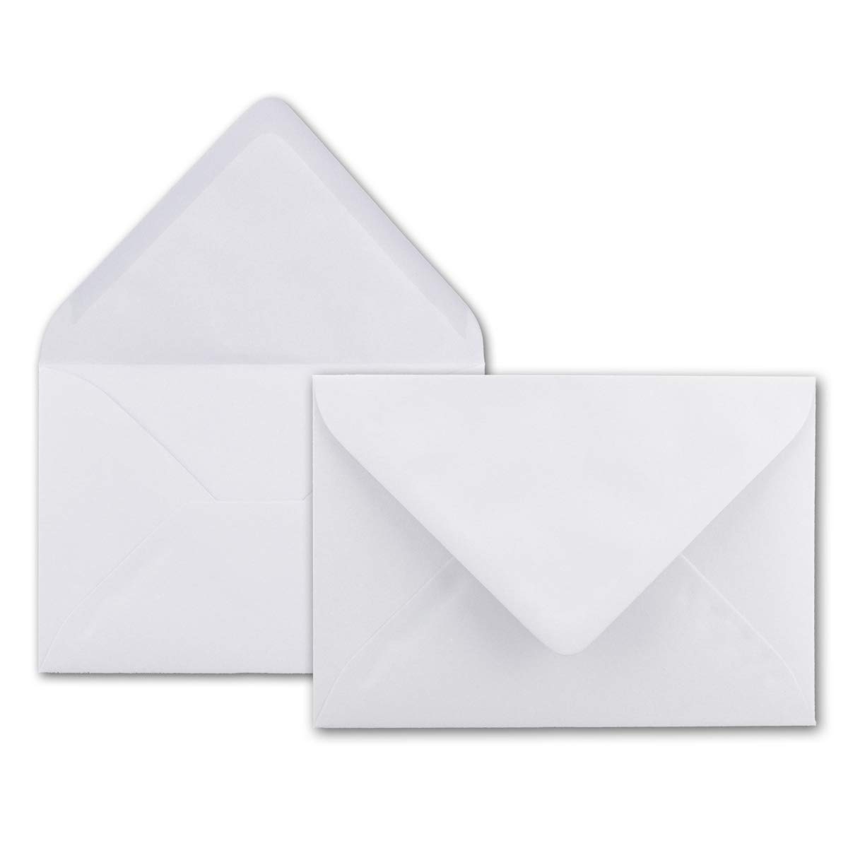 500 buste per lettere, formato DIN C5, 22,0 x 15,4 cm, 120 g/m², con incollaggio a umido, senza finestra, ideali per biglietti di auguri di Natale, inviti