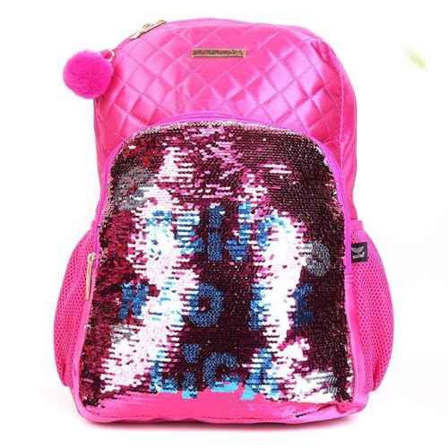 Mochila Infantil Lili July Paetês Pink