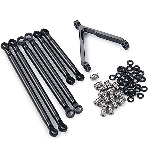ZuoLan Aluminum Suspension Links Set for 1:24th Axial SCX24 AXI90081 Deadbolt Upgrades RC Crawler Car