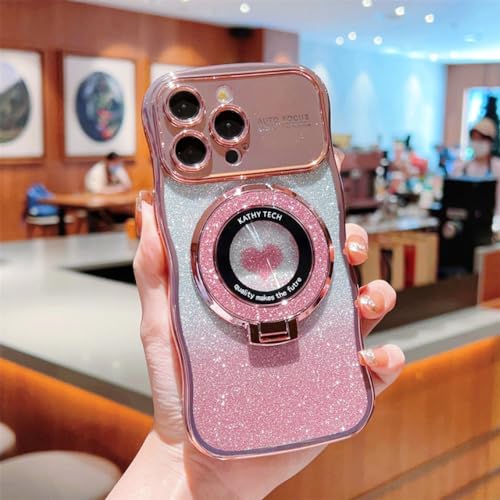 Coque paillettes rose iPhone 12 Pro idéale pour vos soirées et appels vidéo