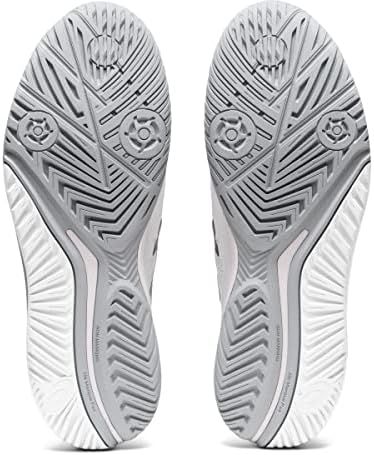 ASICS Men's Gel-Resolution 9 Tennis Shoes, 10.5, White/Black | Image 6