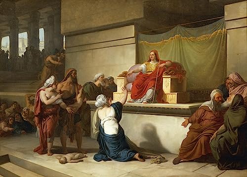 Tableau le Jugement de Francesco Hayez impression sur toile 60x90cm