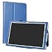 Produktbild LiuShan Teclast P10 hülle, Folding PU Leder Tasche Hülle Case mit Ständer für 10.1" Teclast P10 Android Tablet (Nicht fit Teclast X10),Blau